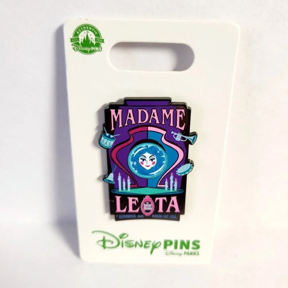 Disney Parks Haunted Mansion Madame Leota Pin 2023 New On Card - Picture 1 of 2